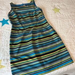 100% Silk Laundry by Shelli Segal Vintage dress, Size 10